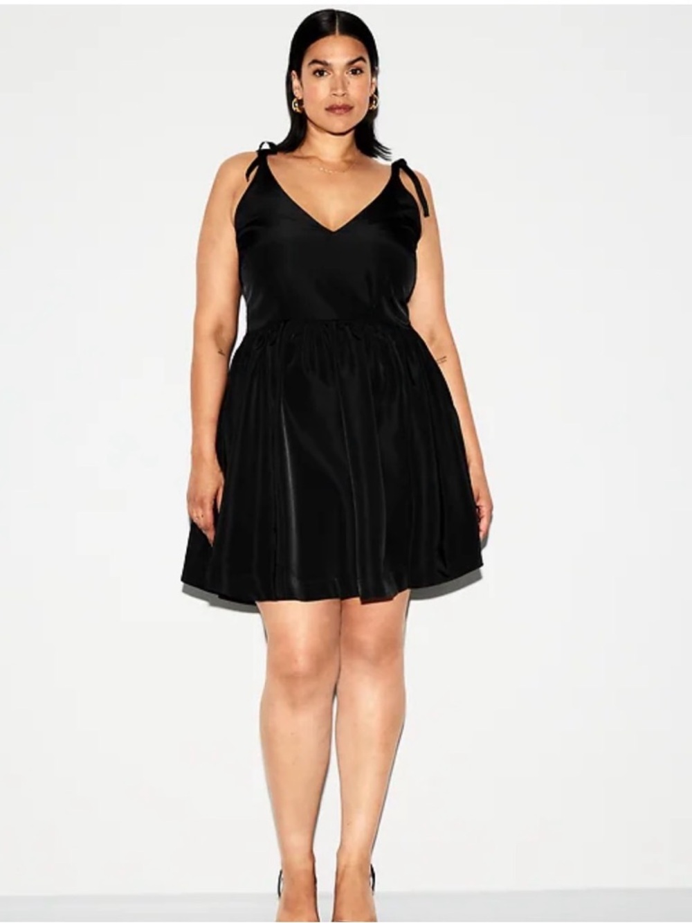 The Occasion by Old Navy Fit & Flare Taffeta Mini Dress
